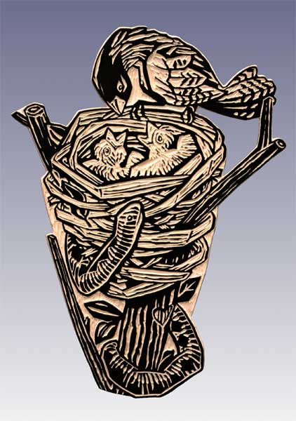 Nest "Nest", Ceramic